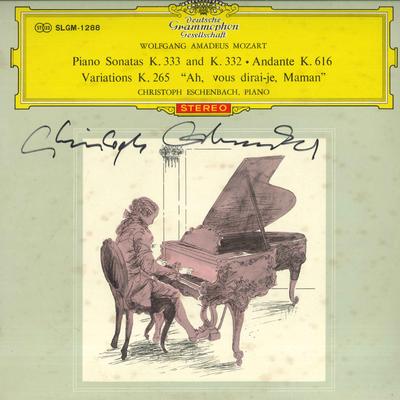 LP Record CHRISTOPH ESCHENBACH - Mozart: Piano Sonata In B Flat Majo SLGM1288PROMO DEUTSCHE GRAMMO Japan Classical Used