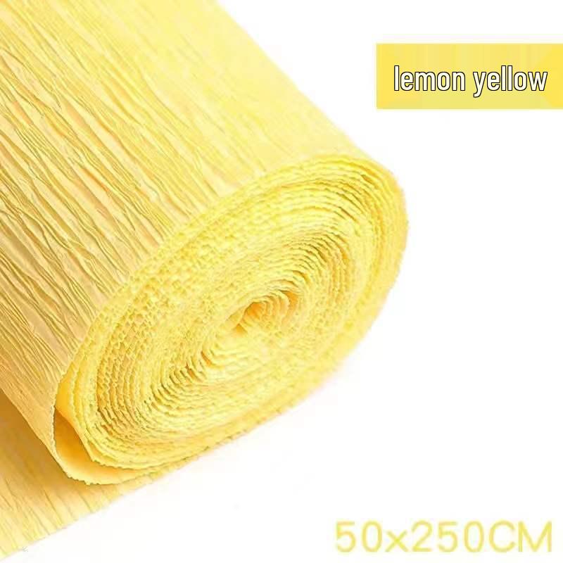 Thickened Colored Crepe Paper for DIY Rose Origami and Kindergarten Crafts