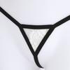 Womens See Through Lace Micro Thongs G-String Low Waist Elastic Waistband T-Back Lingerie Underwear