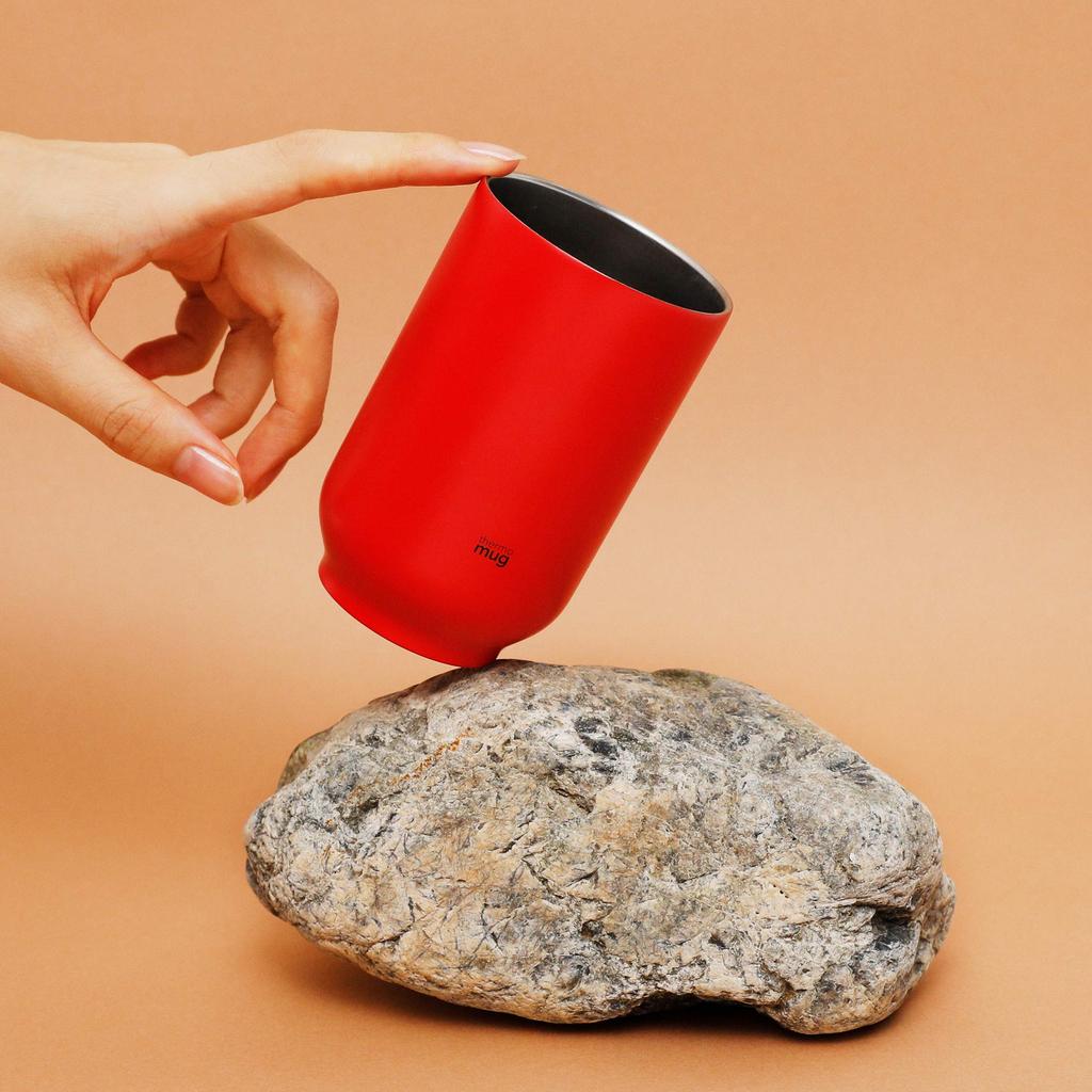 THERMO MUG Thermo Mug Stainless Steel Tea Black Tumbler,