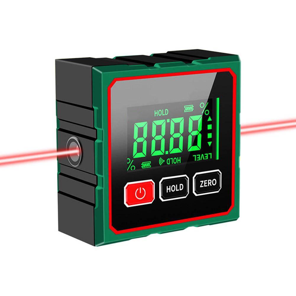 Magnetic Digital Angle Finder 360° LCD Electronic Protractor Inclinometer Magnetic Base Bevel Protractor Tilt Measuring Tool
