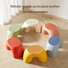 Creative Rainbow Stool - Colorful, round, and comfortable design with non-slip feature, perfect for shoe-changing or as a small multi-purpose seat.