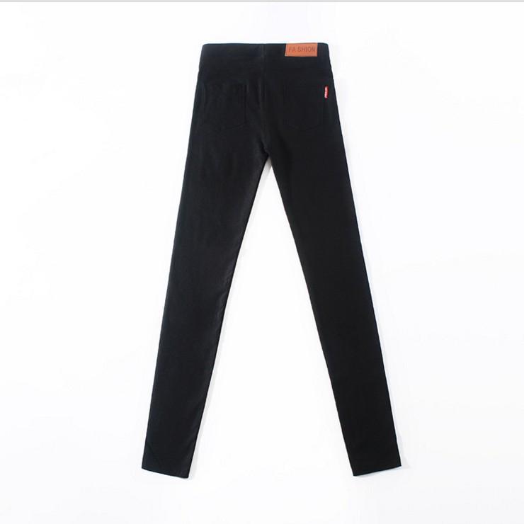 Fashion Women's Skinny Black Pencil Pants Denim Pants Slim Leggings Jeans