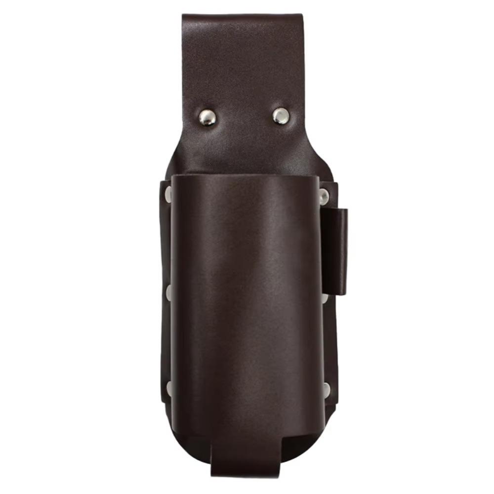 PU Leather Beer Bottle Waist Holster with Pen Holder Portable Beer Belt Bag Waist Hanging Style Leather Cup Belt Bag