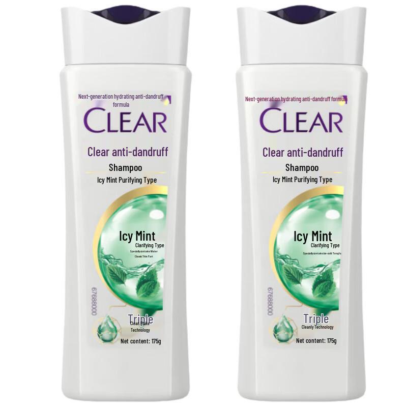 Clear Scalp Anti-Dandruff Ice Cool Refreshing Shampoo (175g x 2)