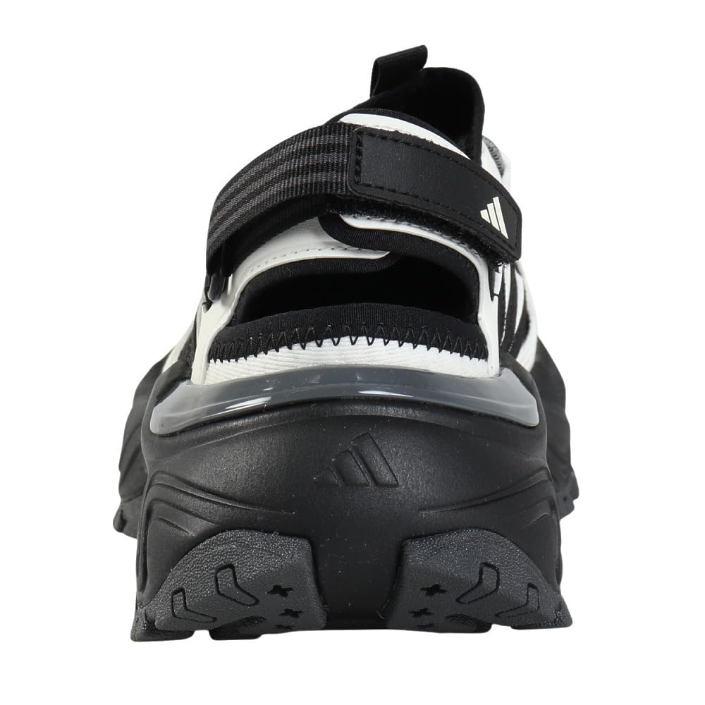 Adidas Sneaker Platform Sports Core Size Men's Sandals, Sandals, White/Grey Six/Core Black, 25.5cm