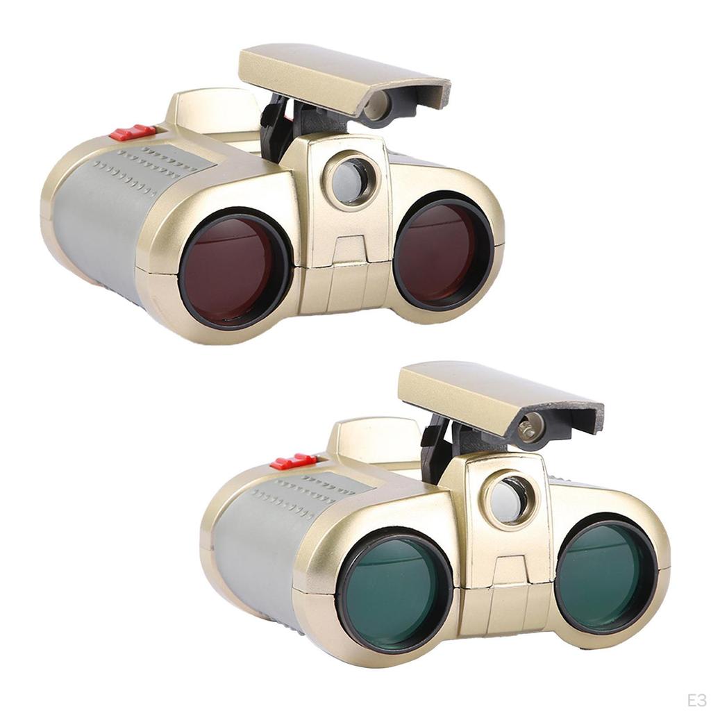 Children's Binoculars Telescope Toy Cognitive Durable Unique Magnification Dual Tube