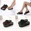Sequins Summer Womens Antislip Sandals Girl Wedge Heels Slippers Flipflops Us