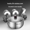 SUPOR Little Red Circle 304 Stainless Steel Soup Pot