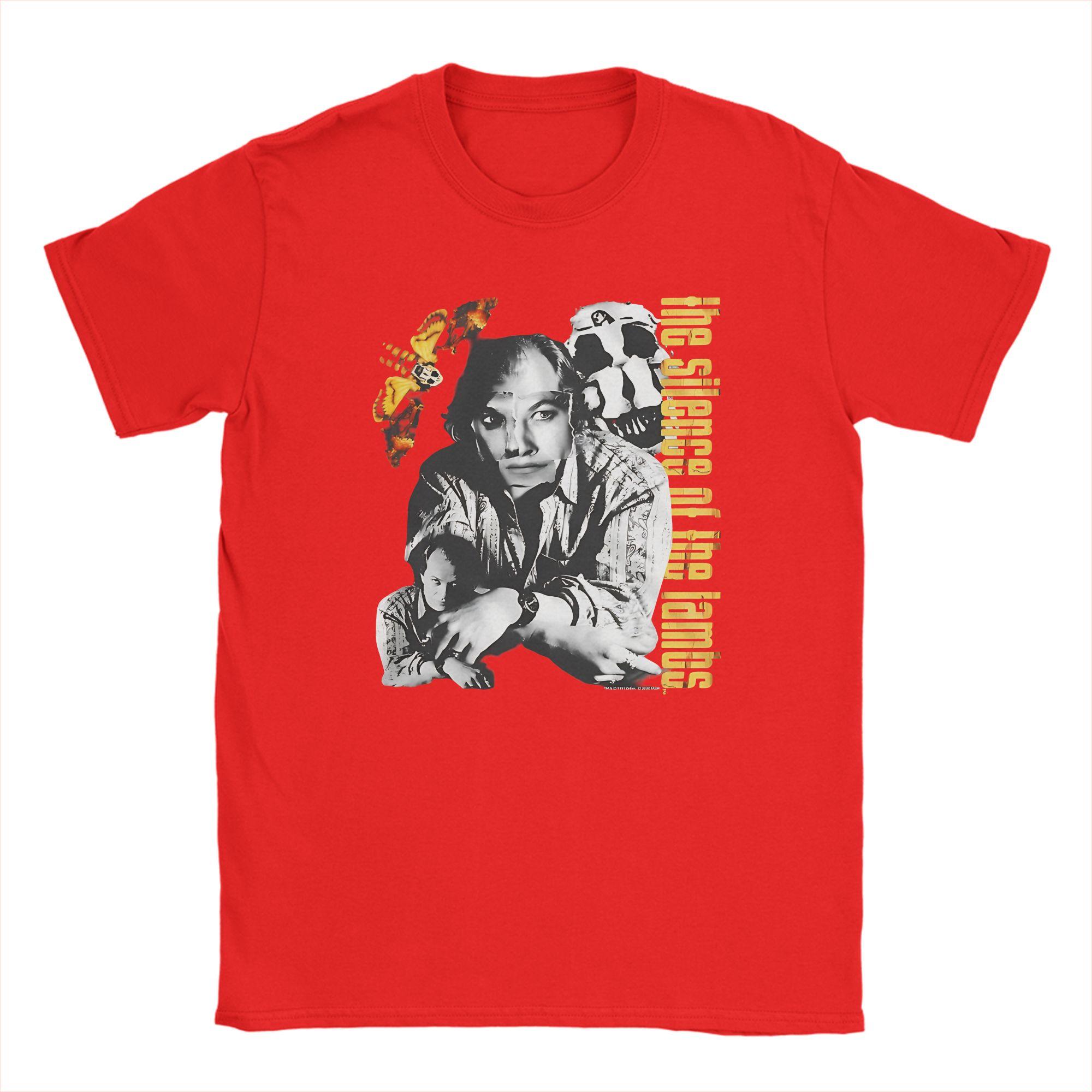 

Halloween Scary Legend Horror Movie Vintage Film TShirt Silence Of The Lambs TShirts Y2K Basic Tops Summer Cotton Tees S