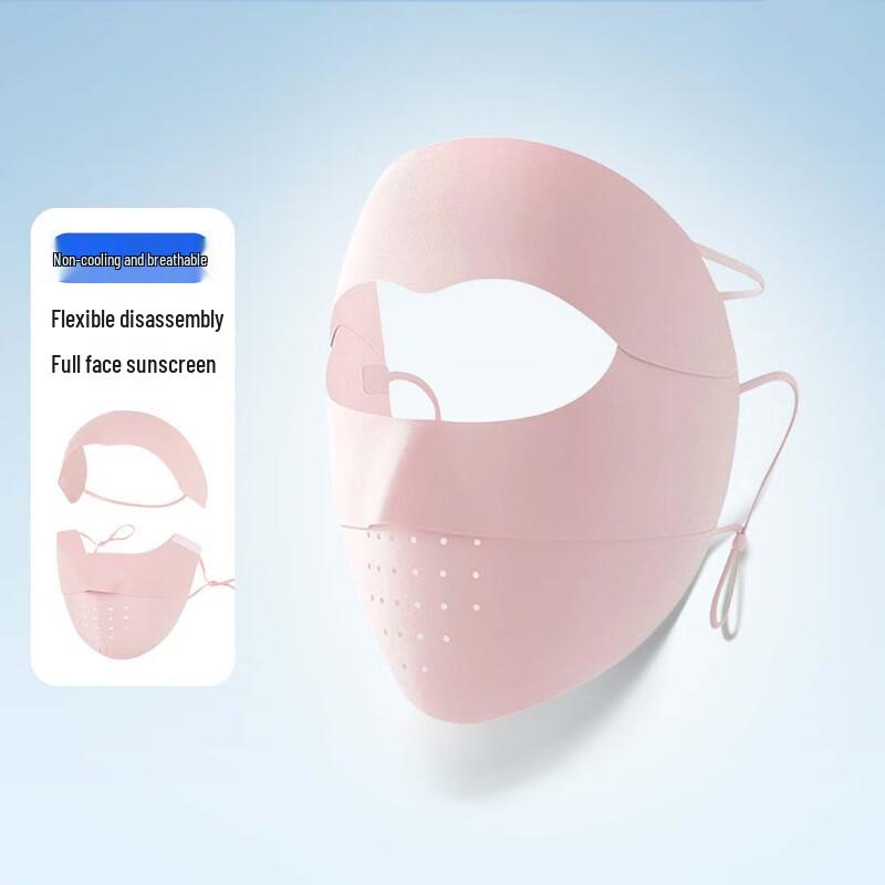 Summer Ice Silk Full Face Sun Protection Mask