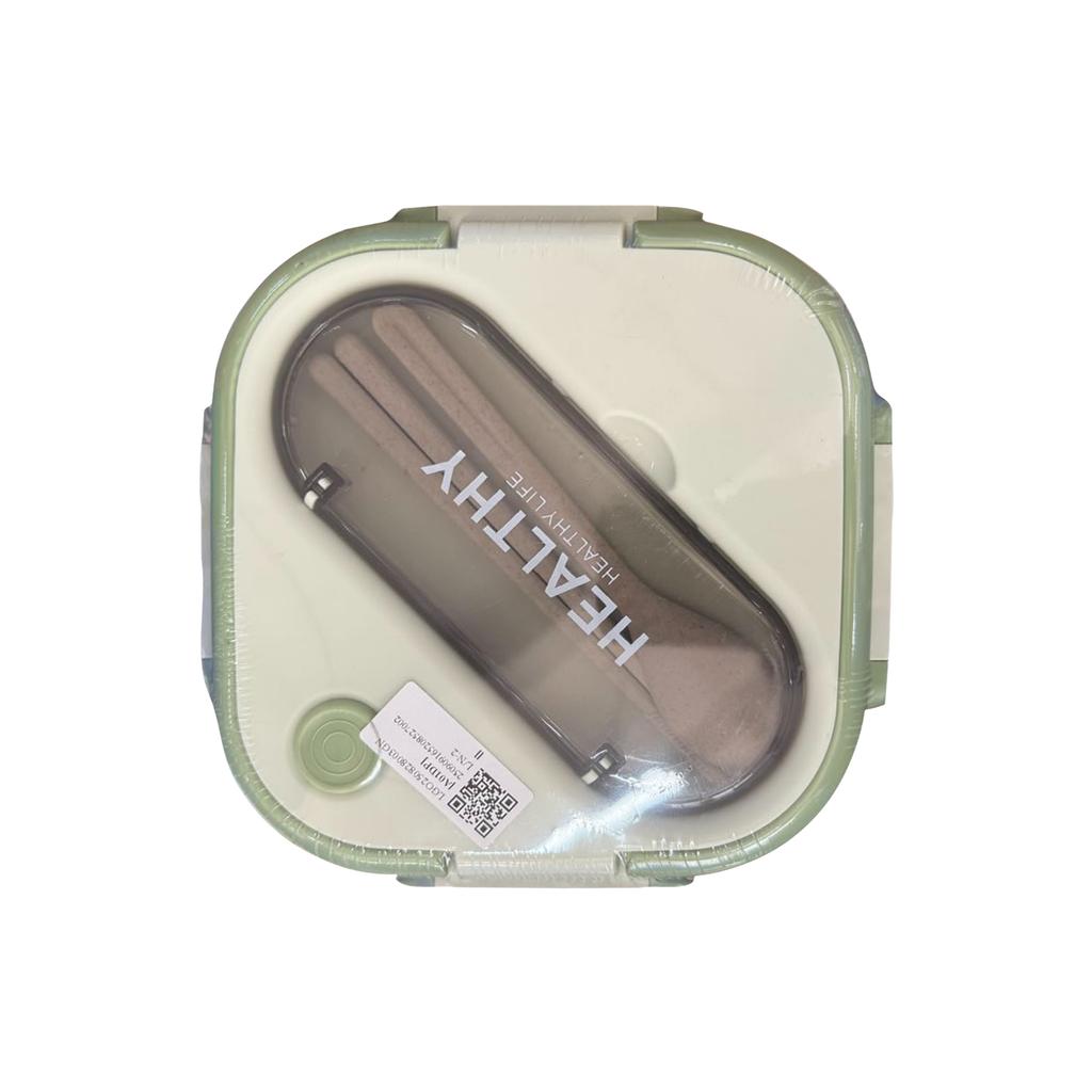 Pudełko na lunch, Pudełko na lunch dla malucha, Szczelne, Czterostronne zatrzaski do szkoły, na kemping, Fioletowe