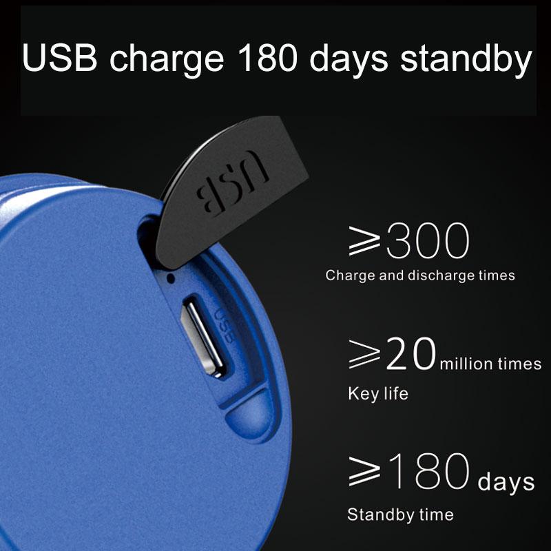 Bike Bell Charging Speaker USB Recharged Mini Bicycle Horn 4 Modes Bike Ring Bell Bicycle Accessories for Electric Scooter