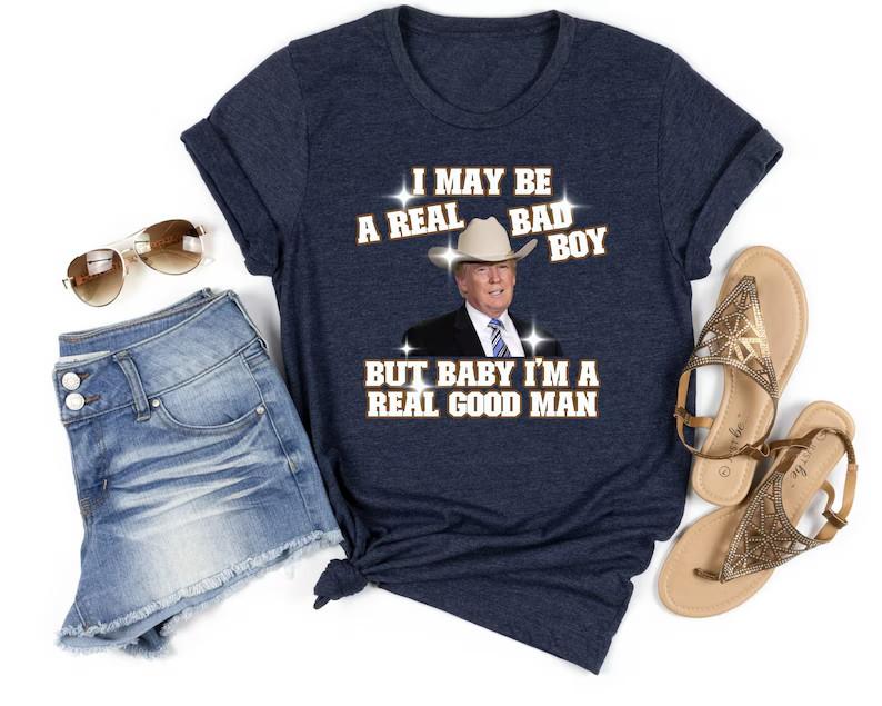 I m a Real Good Man Retro Funny Trump Shirt, Retro Funny Trump Shirt, Trump 2025 Unisex T-Shirt S