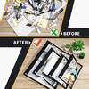 Black Clear Cosmetic Bag For Women Zipper Makeup Bag Travel Female Makeup Brush Holder Organizer Toiletry Bag Clutch