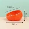Ceramic Pet Bowl with Bamboo Stand for Dogs and Cats, Puppy Water Food and Drinking Feeder, Non-Slip Cat and Dog Feeder