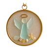 Sea Glass Nativity Christmas Ornament Beach-Inspired Hanging Ornament Nativity Christmas Tree Decoration for Xmas Tree Coastal Home Decor