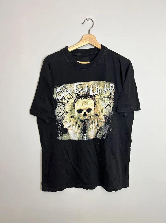 

Six Feet Under 13 Band Death Metal Unisex TShirt Cotton All Size Unisex T-Shirt M