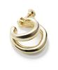 en Nuanced Metal Hoop Earrings LAME1062 AU [Lanvin Bleu]