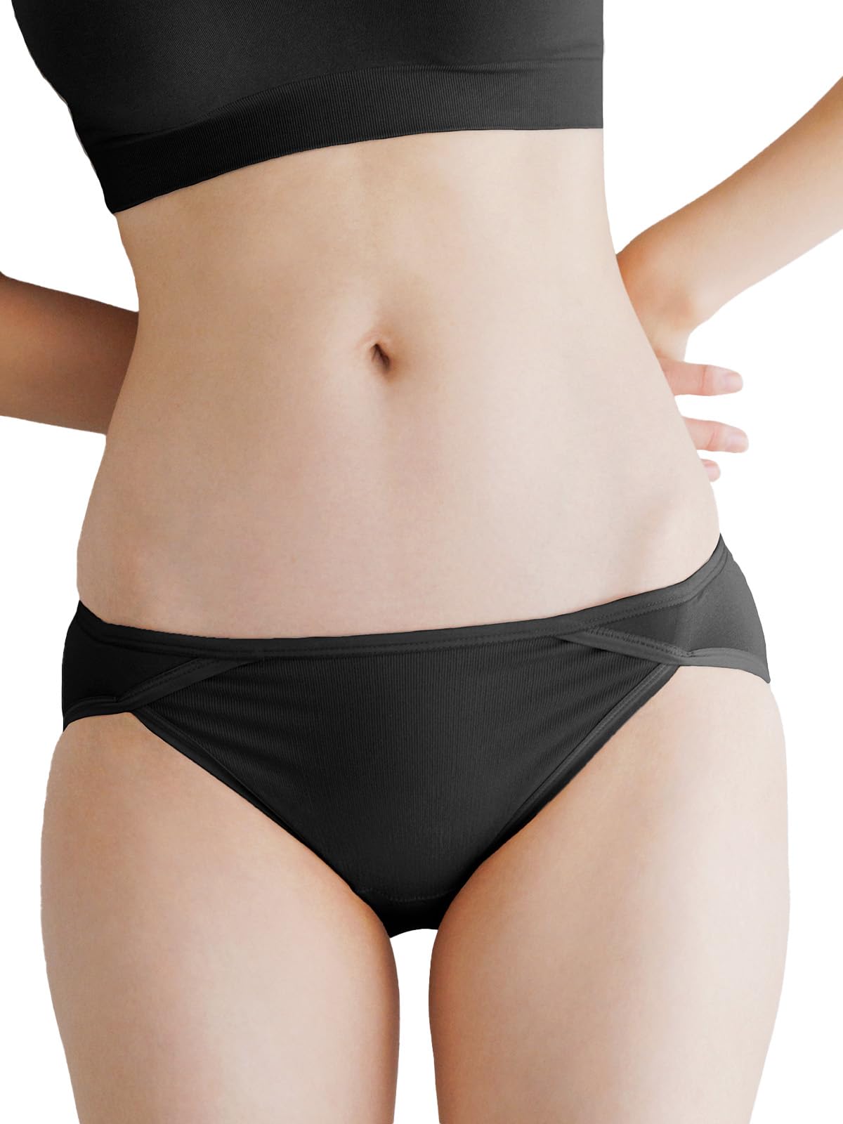 

Корректирующее белье Bambi Water подходящего размера, женские трусики, брюки, нижнее белье, комплект, черный, маленький, с низкой посадкой, с эффектом лифтинга ягодиц, каше-кёр чёрный