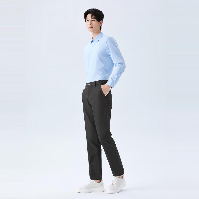 Seven Men's Summer Business Casual Straight Fit Trousers