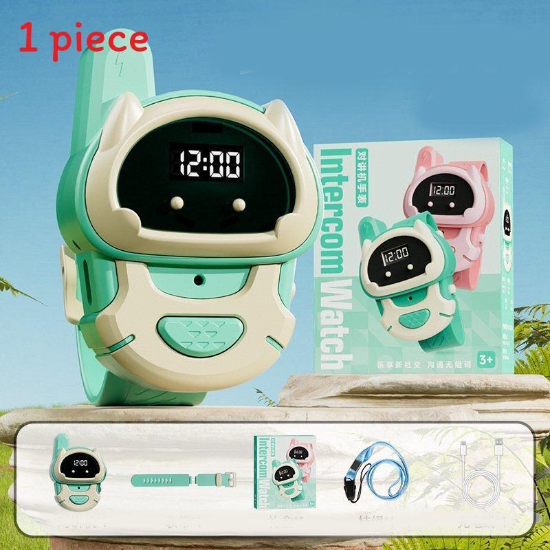 

Children Way Two Radio Usb Rechargeable Remote Wireless Intercom Toy Interaction зелёный