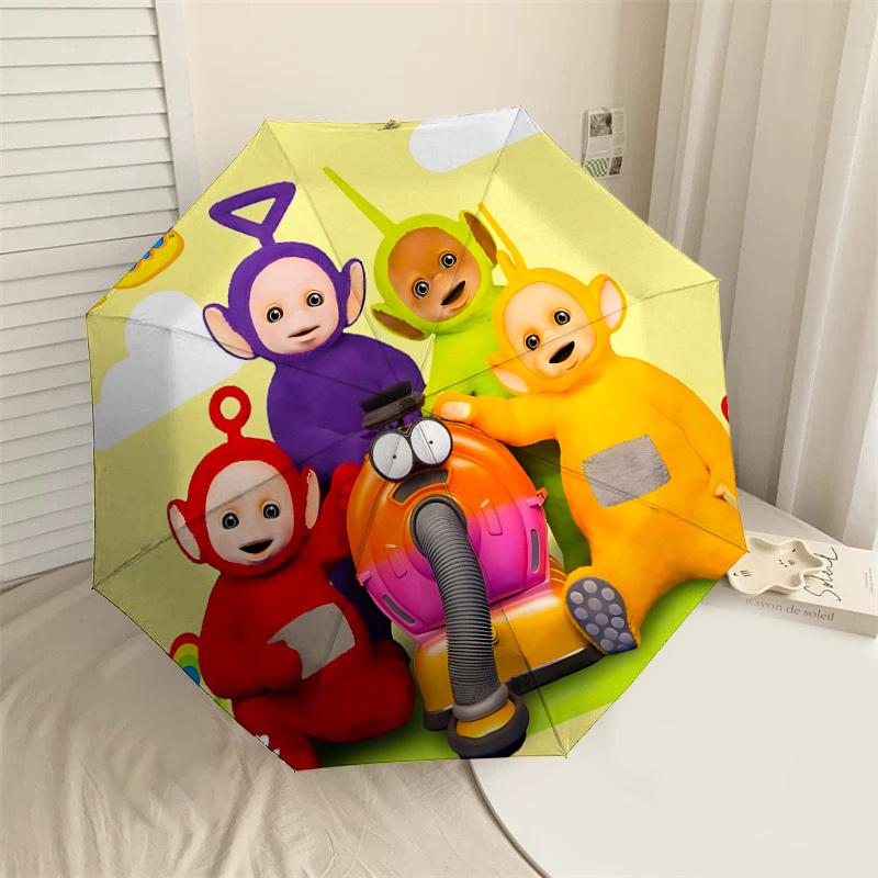 

1 шт. Зонт-пылесос ТЕЛЕТАББИЗ - 9 ребер, усиленный, автоматическое открытие, легкий и прочный, милый модный аксессуар для улицы - P0737