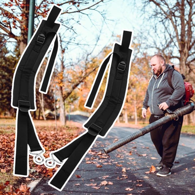 1 Set of Replacement Shoulder Harness For Leaves Blower With Adjustable Strap & Secure Buckle Quality Nylon Construction