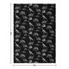 Vintage Museum Dinosaurs and Skeletons X-Rays On Black Throw Blanket Nap Manga Thermals For Travel Sofa Throw Blankets