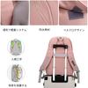 FANDARE Backpack for Men and Student Style with Cute Large Fits A4 Attaches to Perfect for and Pink Women, Charm, Capacity, 15.6-inch Laptops, Size,