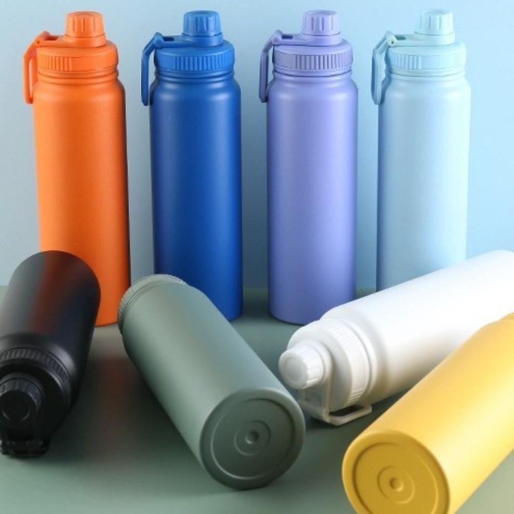 Stainless Steel Insulated Water Bottle 800ml Vacuum Flasks Outdoor Cup Insulated Tumbler  Office