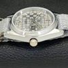 REFURBISHED SEIKO 5 AUTOMATIC MENS WATCH JAPAN MADE GREY DIAL CUSTOM a440092-2 QV90-a440092