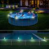6Pcs Solar Powered Above Ground Pool Lights Waterproof Lamps for Outdoor Swimming Pools Energy Efficient Lighting