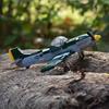 323PCS 0857 WW2 P51D Fighter Building Blocks Airplane Landing DO-IT-YOURSELF Bricks Plaything Gift for Children Boys