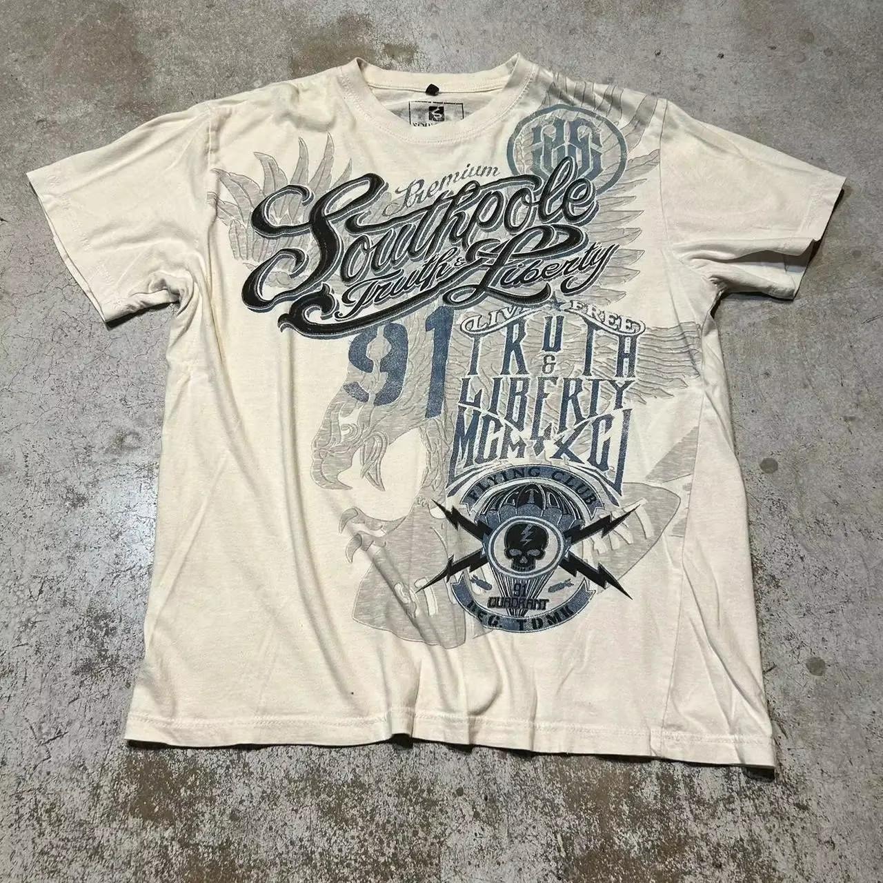Mens Graphic T Shirt S-3XL Y2K Southpole Style Xtreme Couture Affliction grunge 3XL