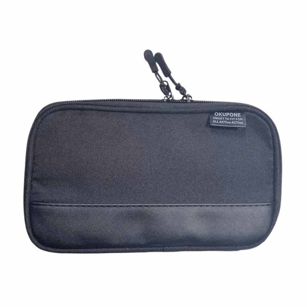 Simple Stationery Organizer Oxford Cloth Pen Storage Bag Portable Pencil Bag  Stationery Storage чёрный