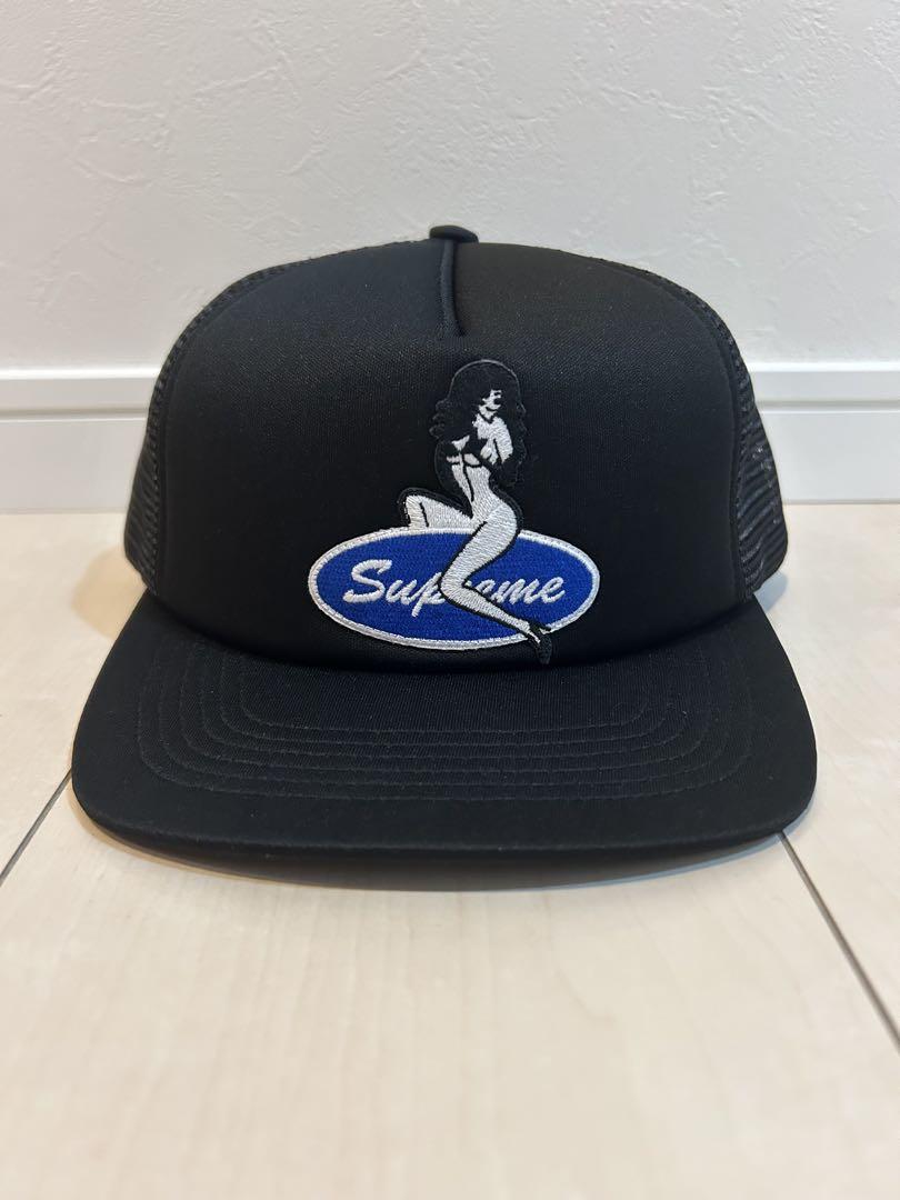 

[USED] Supreme Pin Up Mesh Back 5-Panel Black