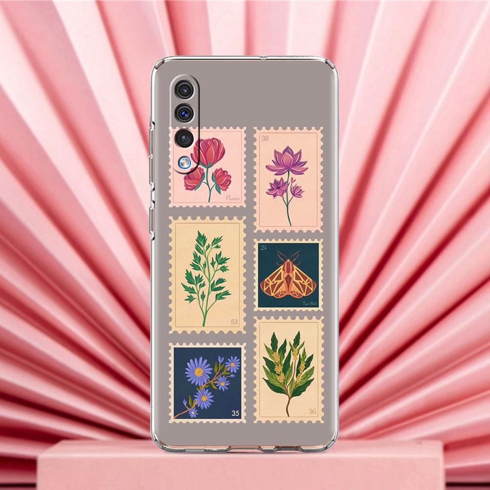 Phone Case For Samsung A56 A36 A26 A24 A16 A14 A12 A32 A50 A70 A22 A40 A34 A54 A42 A52 5G A04s A06 Cover Vintage Stamp Puzzle