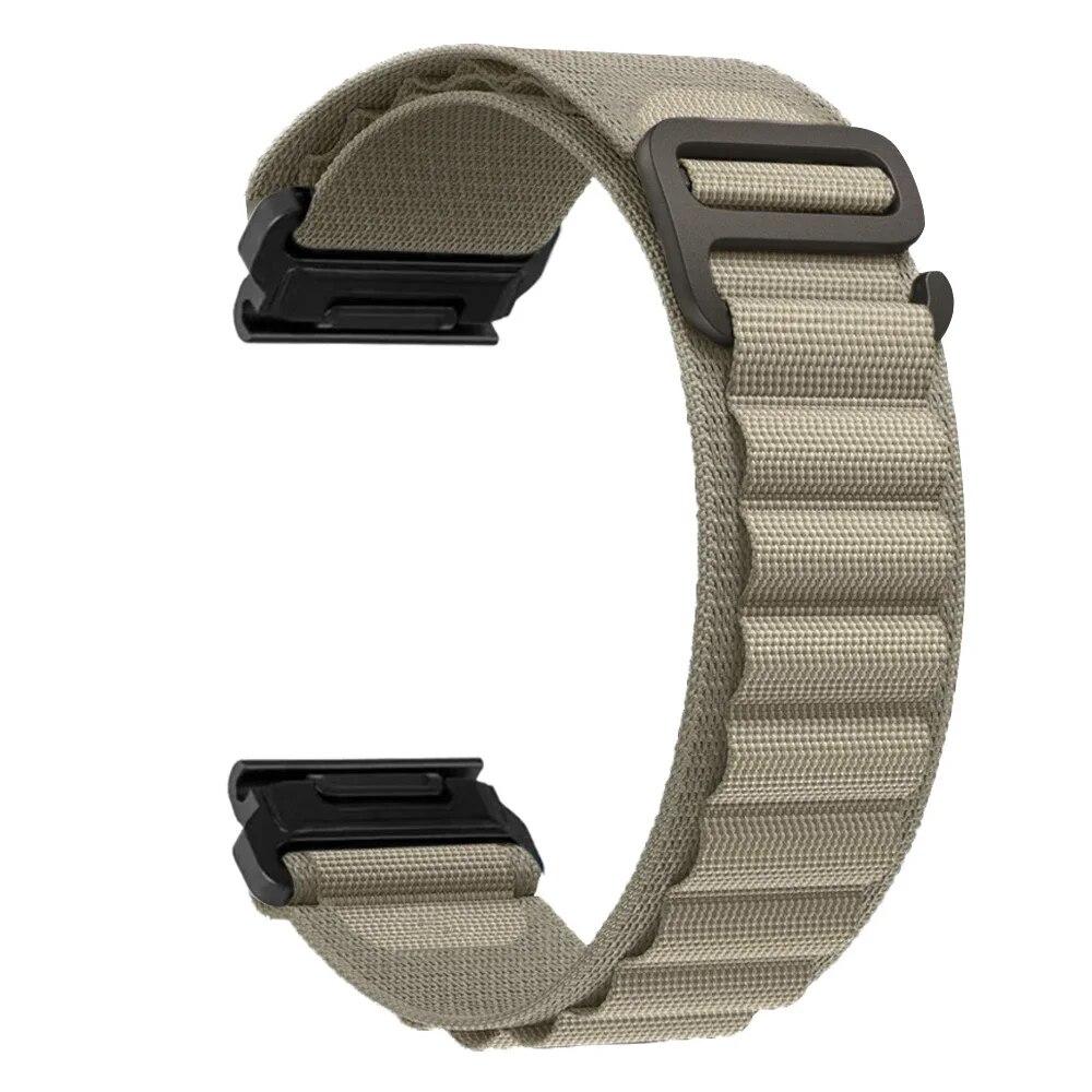 Nylon-Schnellmontagegurt für Garmin Fenix 7X 7 Pro Fenix 6X 6 5X 5Plus 22 mm 26 mm Tactix 7 Forerunner 965 955 Enduro 2 Schleifenband