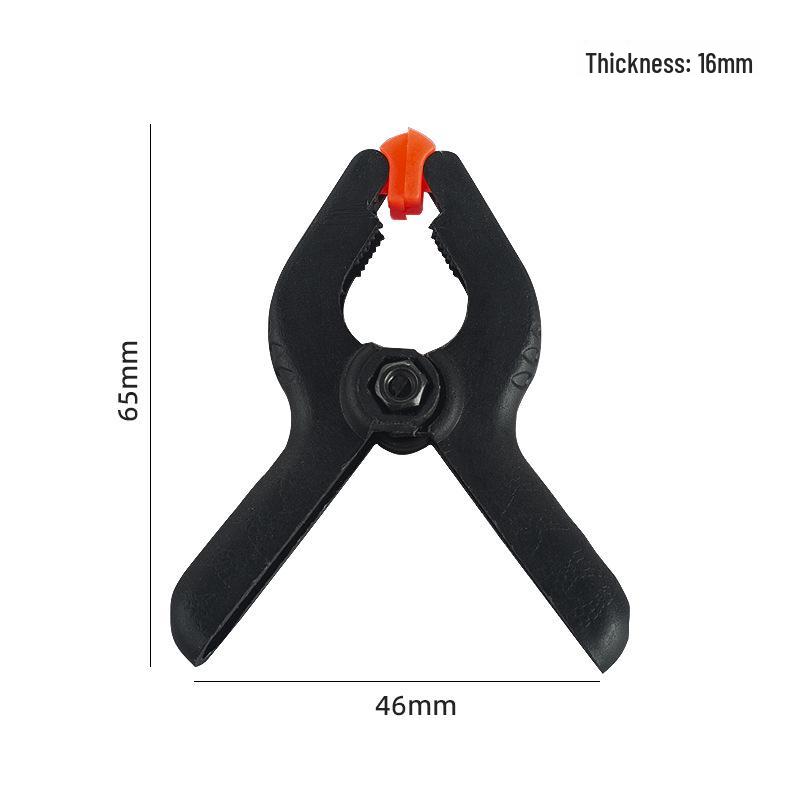 Yunbei Nylon A-Clamp: Strong Spring Woodworking & Photography Background Clamp (2/3/4/6/9-inch)