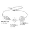 Triple Protection Bracelet Silver Color Virgin Mary Witch Knot Pentagram Tetragrammaton Stainless Steel Wrist Waterproof Jewerly