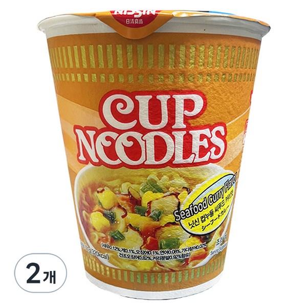 

Nissin Cup Noodle со вкусом морепродуктов и карри 71г, 2 штуки