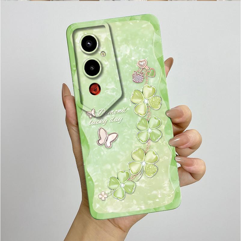For Tecno Pova 4Pro LG8n Back Cover For Techno Pova 4 Pro Pova4 LG7n Case Silicone Aesthetic Pretty Butterfly Flower Soft Bumper