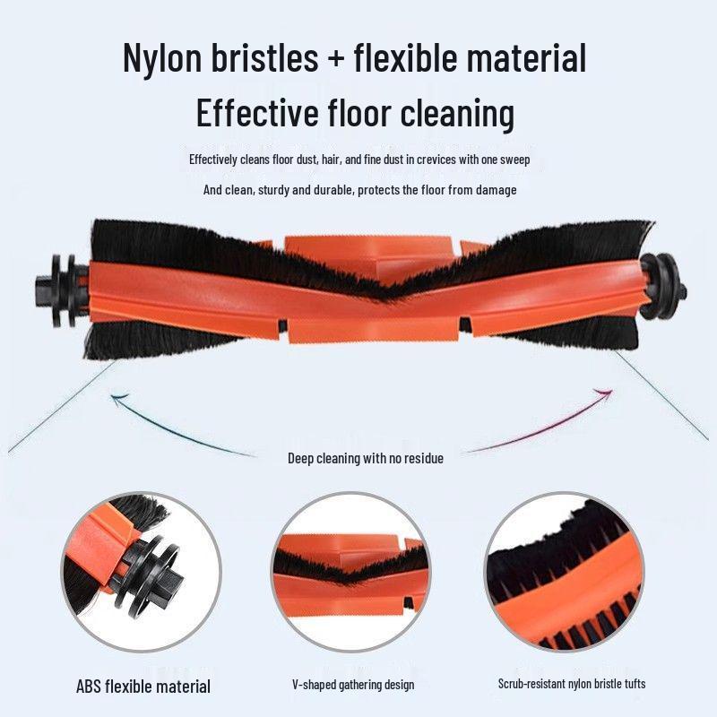 Xiaomi Mijia M40S Robot Accessories: Roller Brush, Side Brush, Filter, Mop, Dust Bag