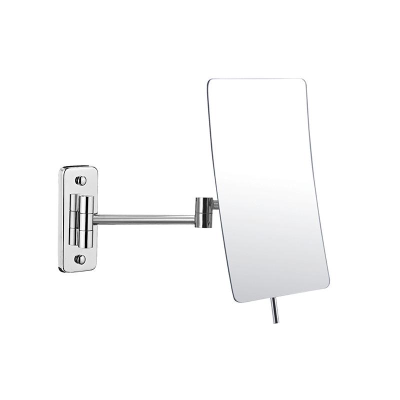 Full Copper Beauty Triple Magnification Folding Wall-Mounted Makeup Mirror