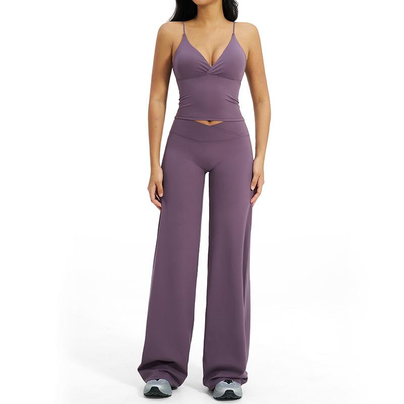 JYL Nylon Spandex Naked Yoga Set Hip Lifting Running Outfit XL лимон лайм