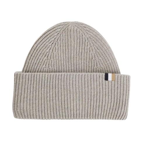 Boss Laura Plain Ribbed Beanie