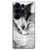 Case For Samsung Galaxy S26 Ultra The Wolf and the She-wolf Black and White Animal Maniacase