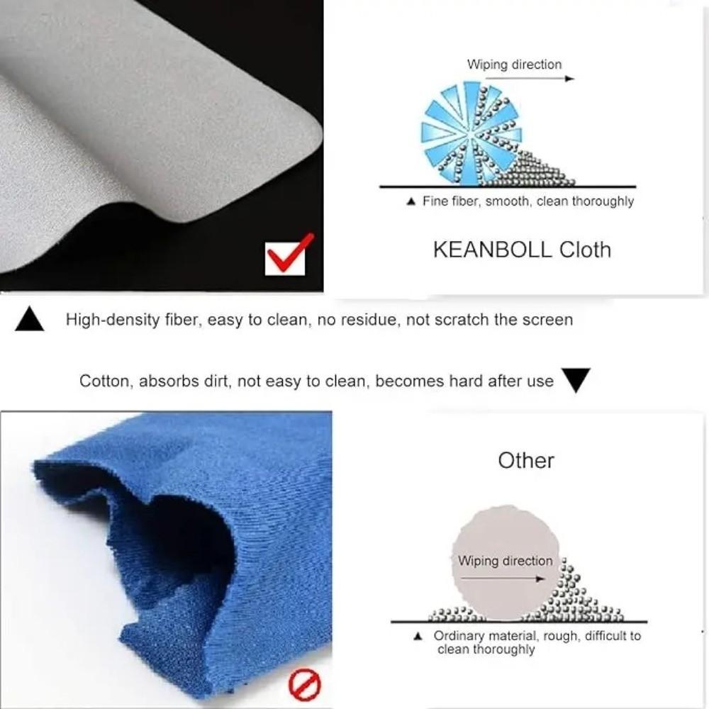 Microfiber Cleaning Cloth Dustproof Soft Keyboard Cover Lightweight Reusable for MacBook Pro 13/14/15/16 Inch