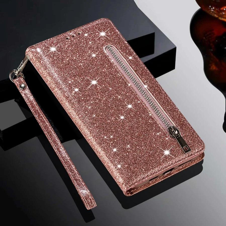 Wallet Zipper Flip Leather Case For Galaxy A0s A06 A12 A13 A14 A1 A16 A21s A24 A2 A32 A33 A34 A3 A0 A1 A2 A3 A4 A A71